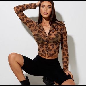 Motel Rocks Kelly Shirt mesh top